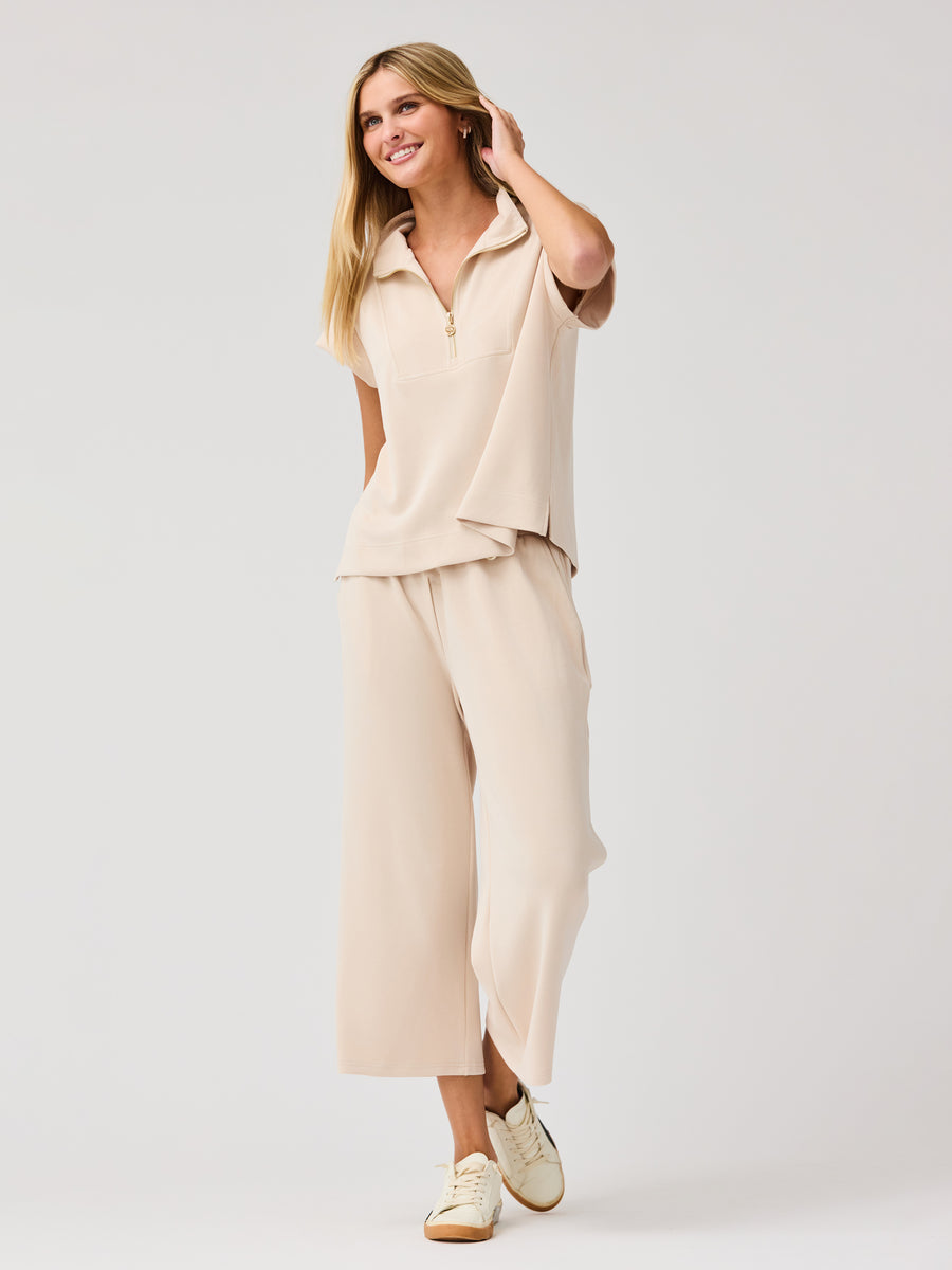 Sabrina Cropped Pants | Sand – Mary Square