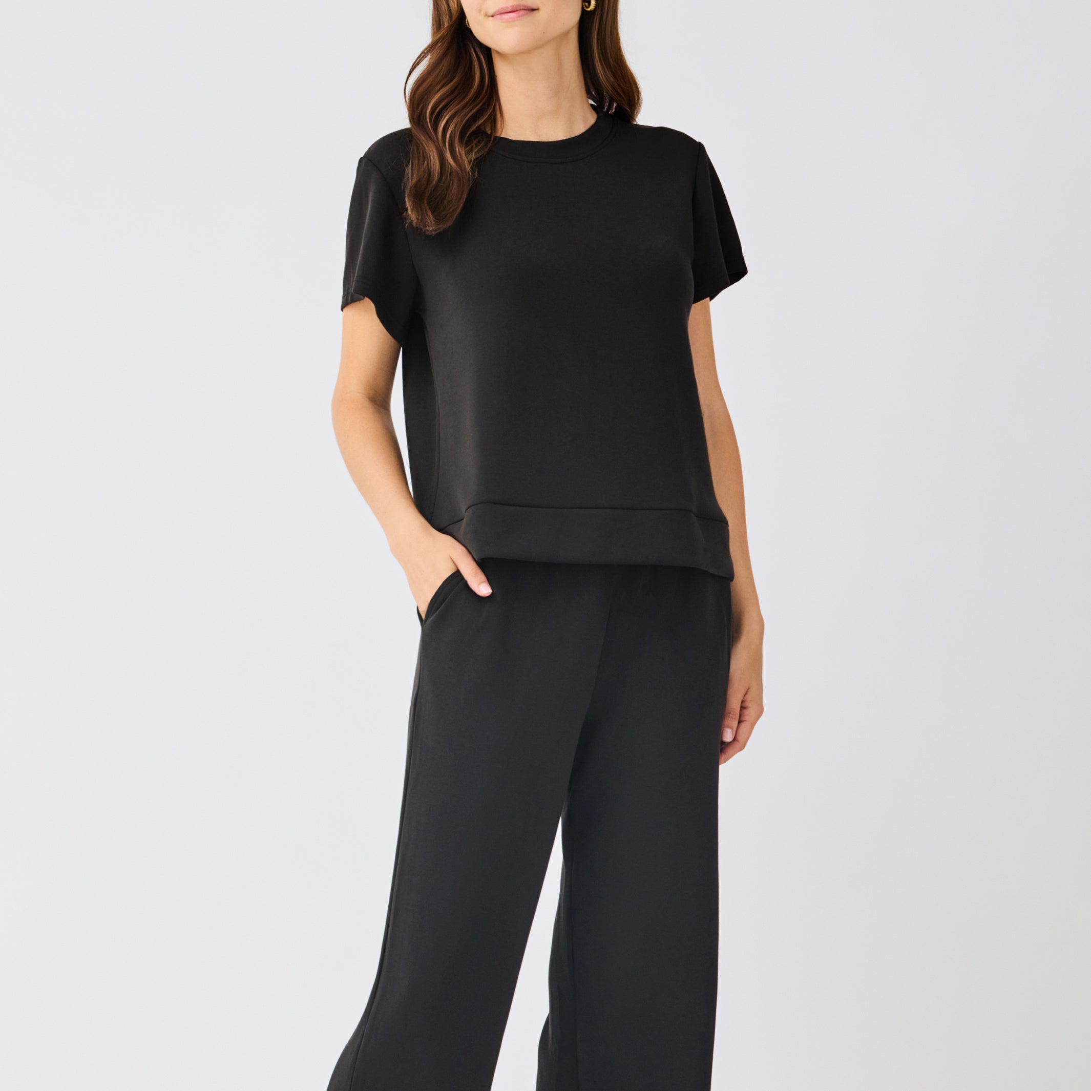 Sabrina Cropped Pants | Black