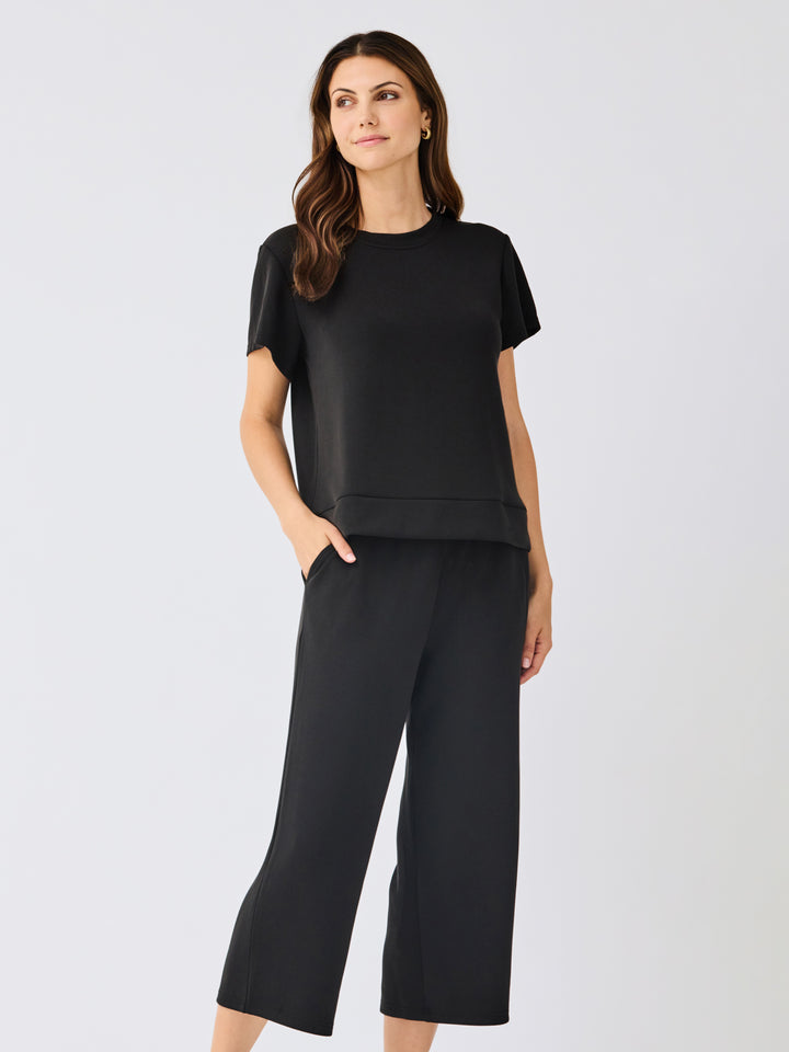 Sabrina Cropped Pants | Black – Mary Square