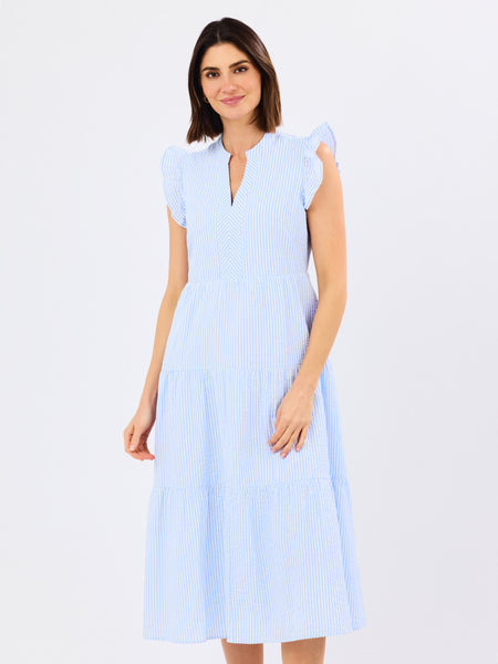 Dress Kari Blue/White S