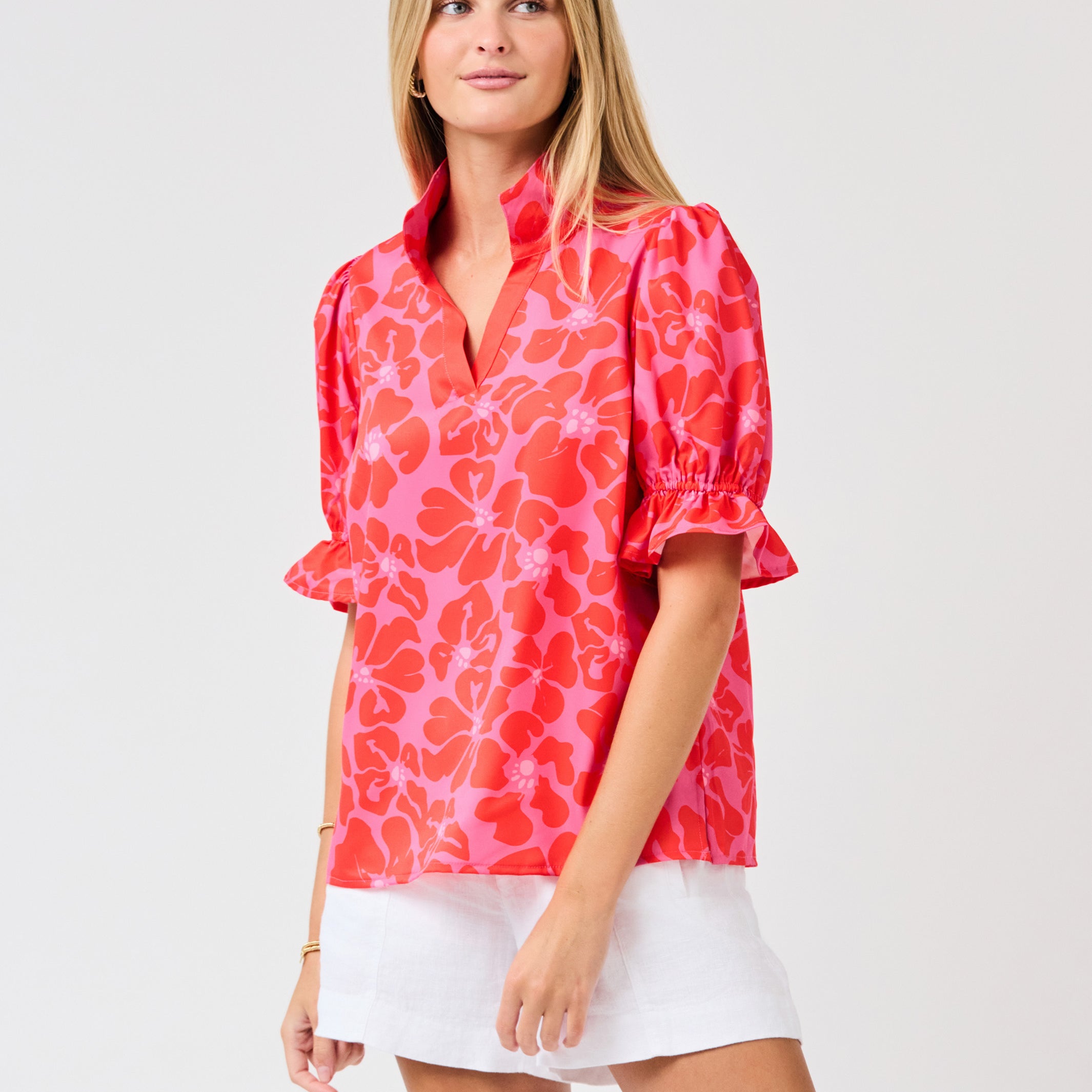 Jessica Top | Garden Samba Pink