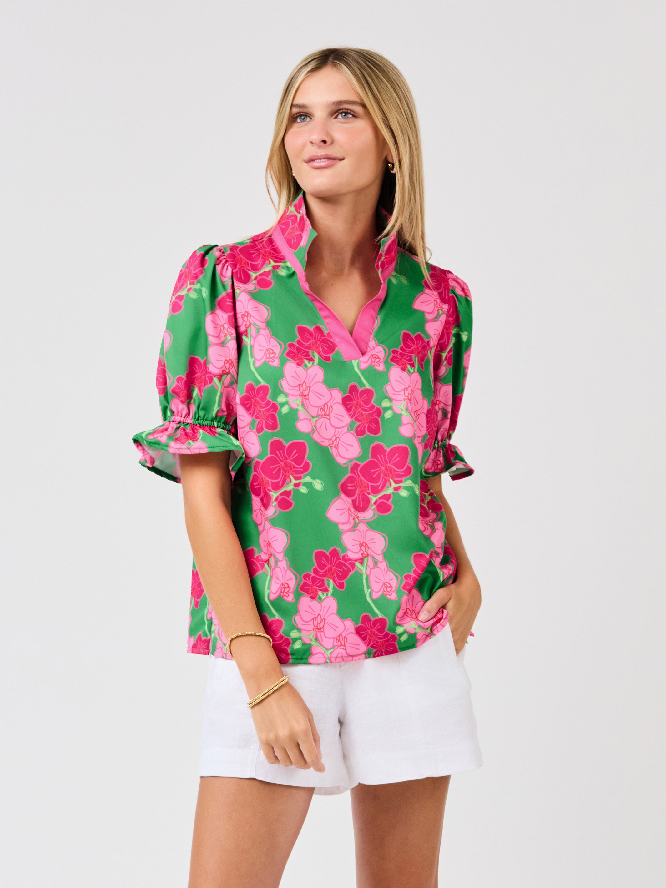 Jessica Top | Orchid Reverie Pink – Mary Square