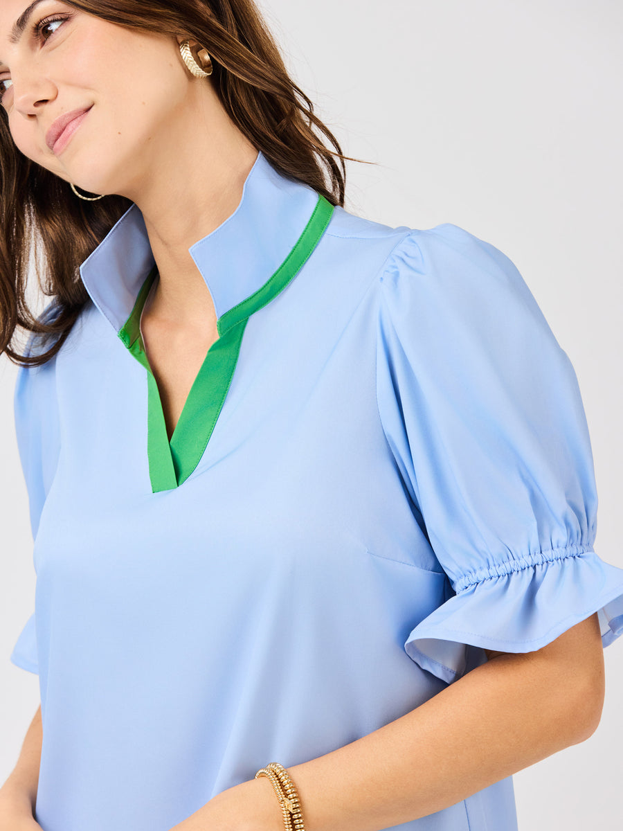 Jessica Top | Light Blue – Mary Square