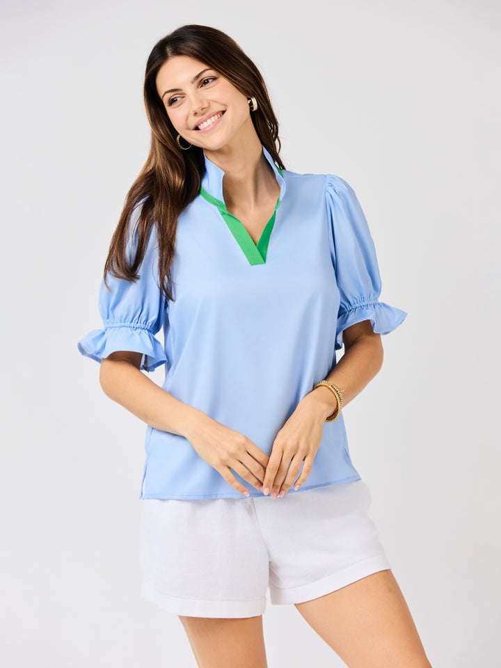 Jessica Top | Light Blue – Mary Square