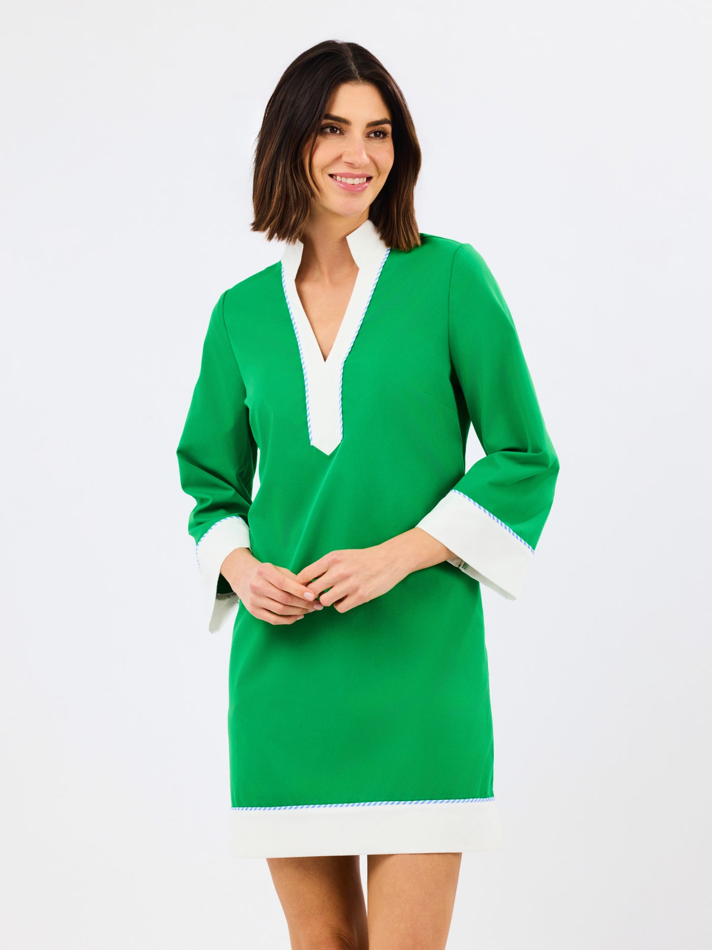women's green and white dress Mary Square - Brenda Bridesmaid - All Dark Green Grecian Gown QUANTITY:15 Pack Side Zipper