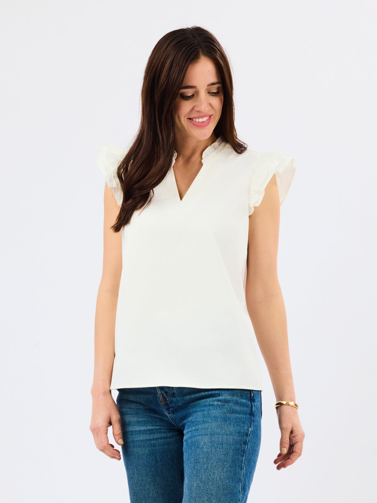 Leigh Top | White