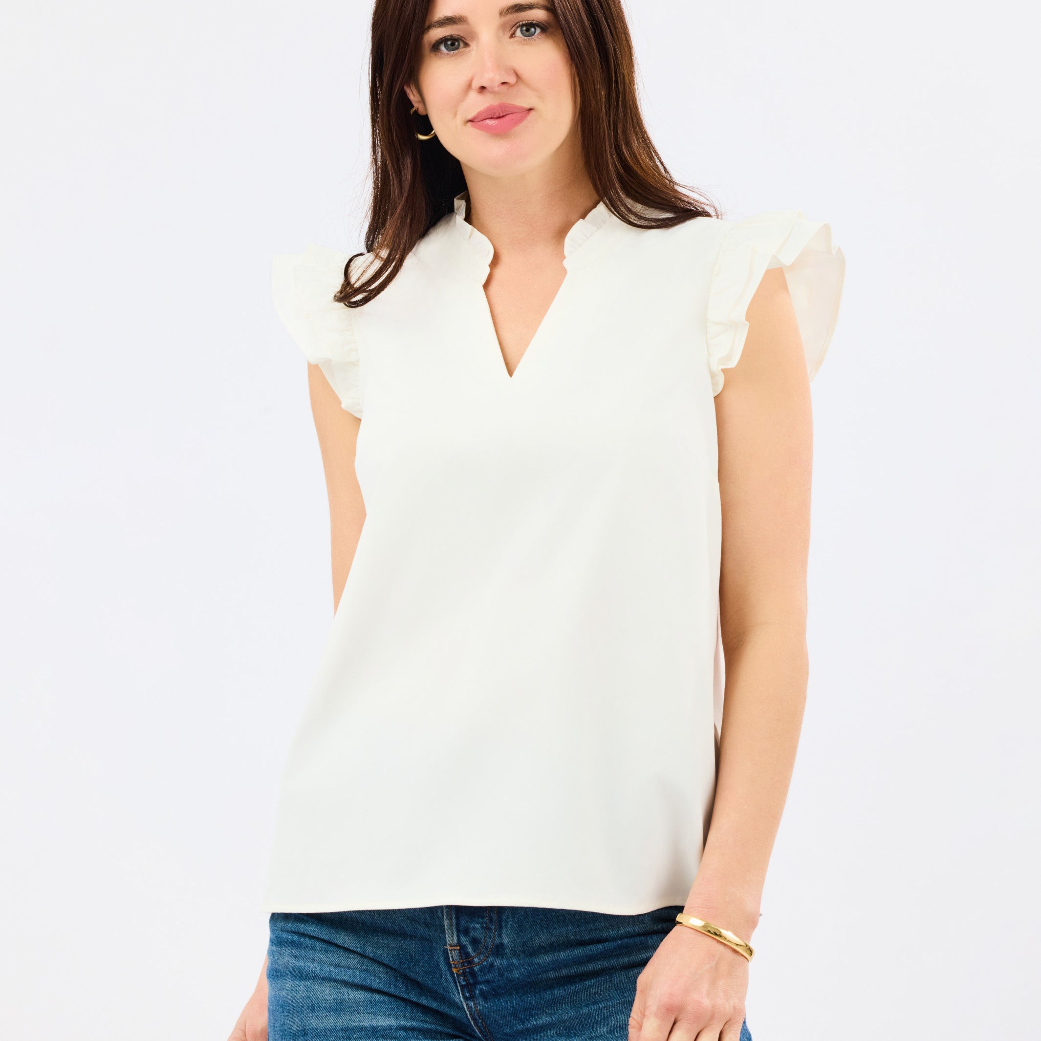 Leigh Top | White