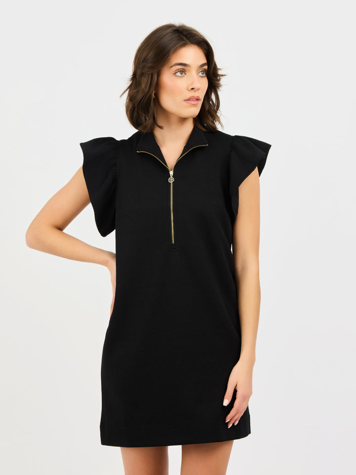paige shirt dress Paige Wrap Dress With V-Neck Shape in Poolside Stripe XL / Poolside Stripe