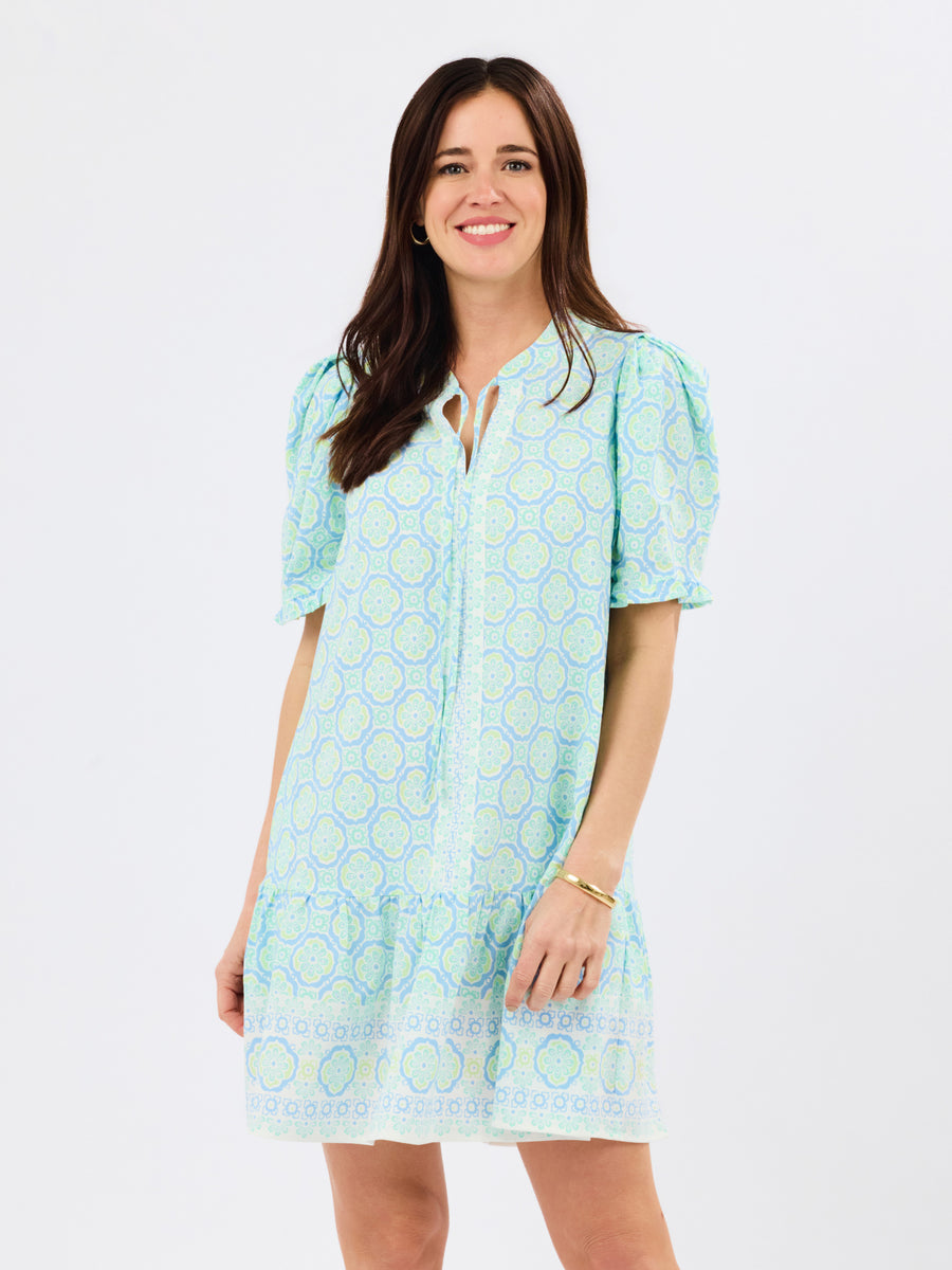 Mary Square Natalia Dress Mosaic Charm S / Mosaic Charm