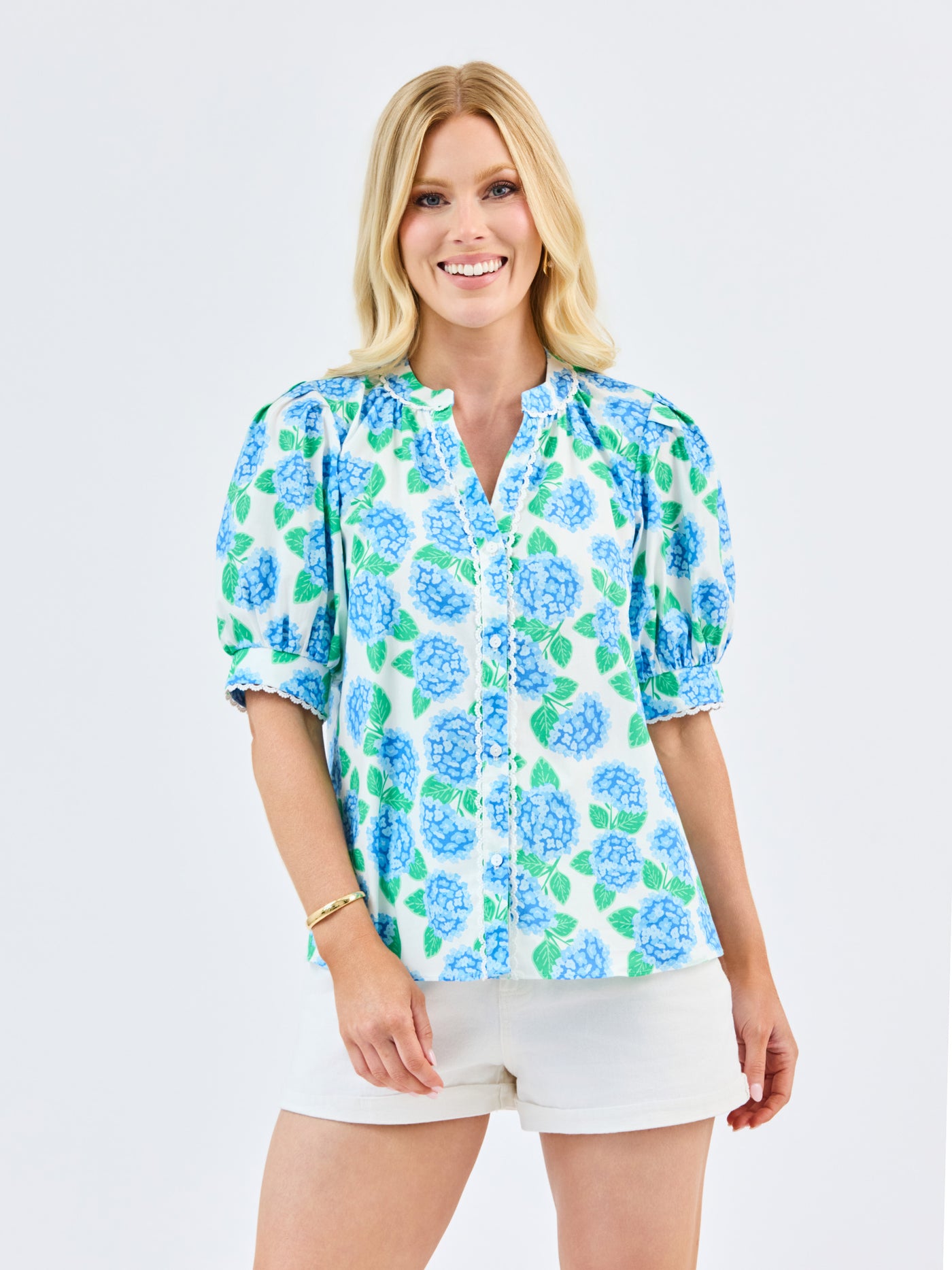 Elaine Top | Summerfair Blue – Mary Square