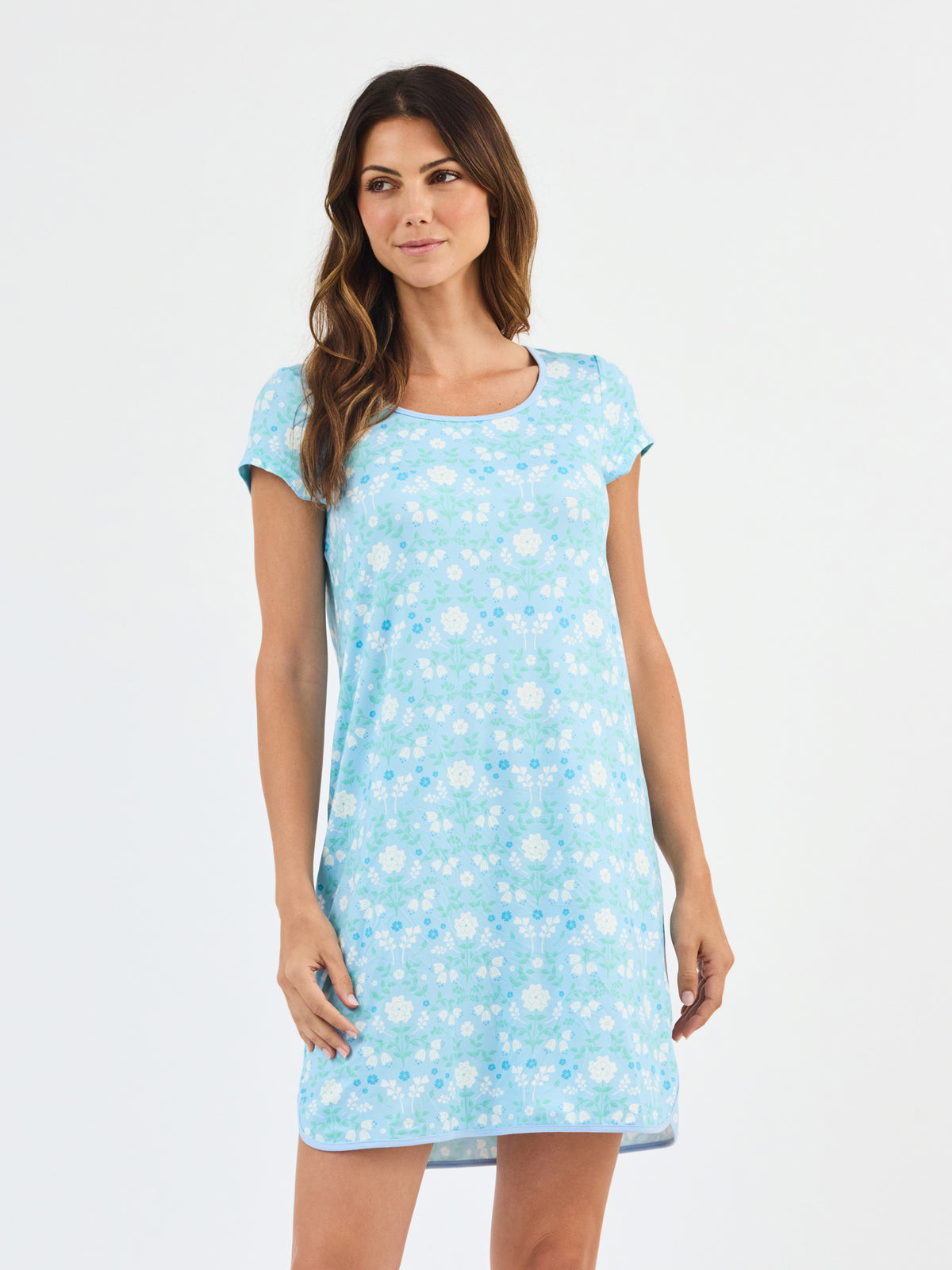 Women's Melody Nightshirt | Quiet Blossom Blue