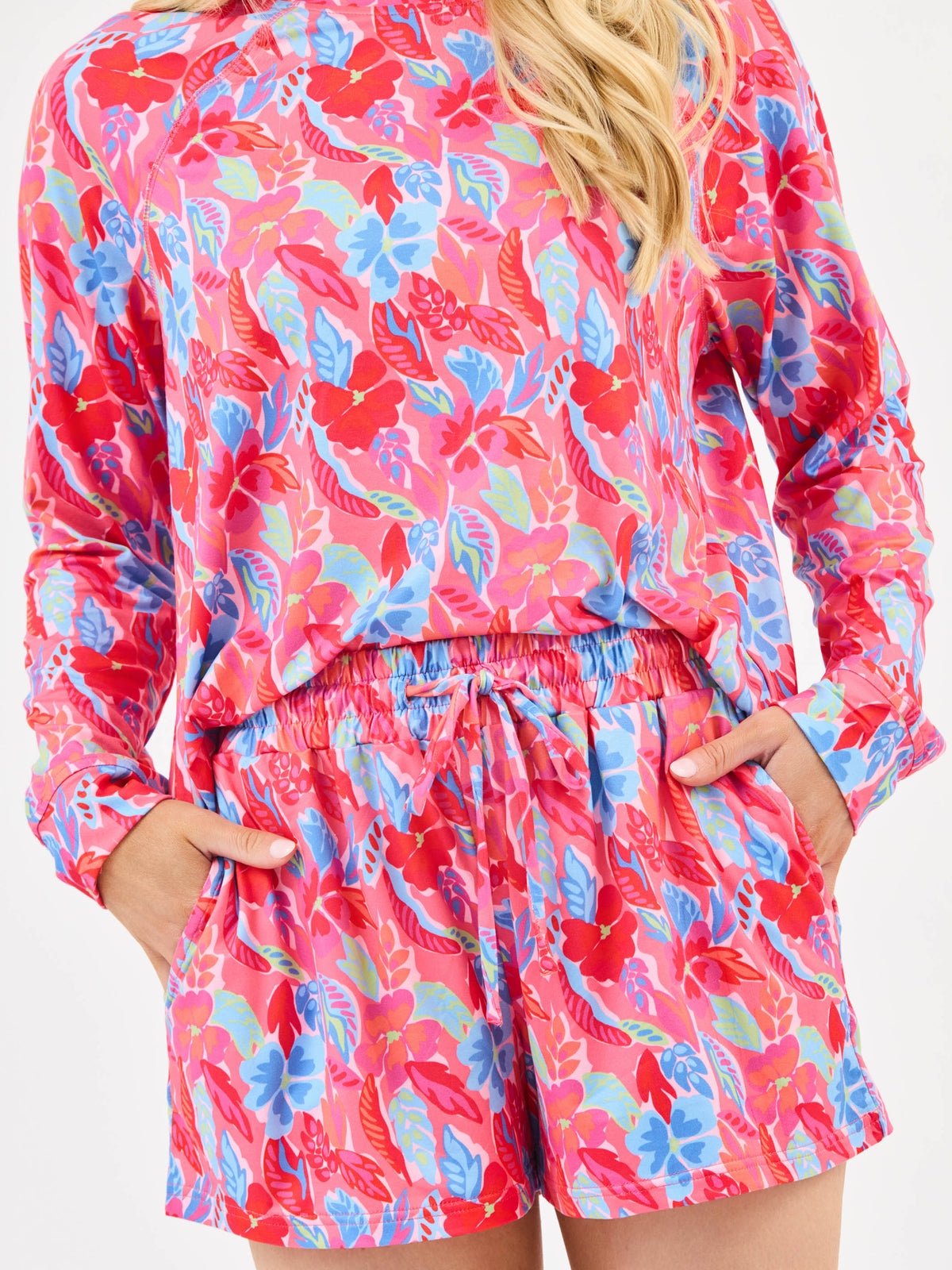 Women's Annie Shorts Set | Fiji Breeze Pink