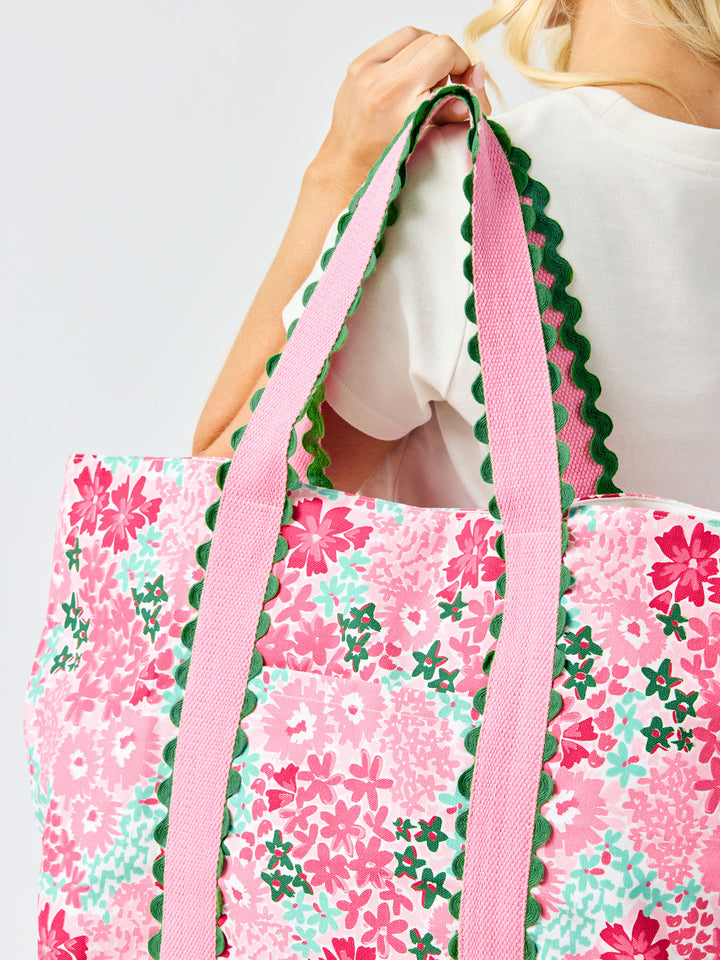 Capri Carryall Tote Bag | Petal Perfect Pink – Mary Square