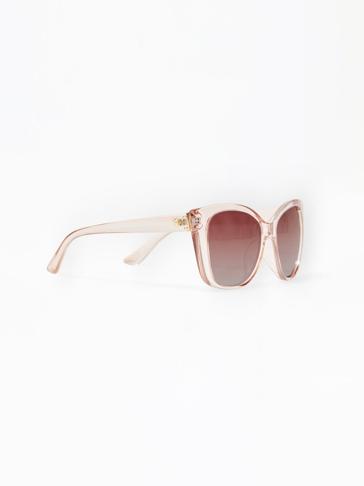 Olivia Polarized Sunglasses | Champagne Clear