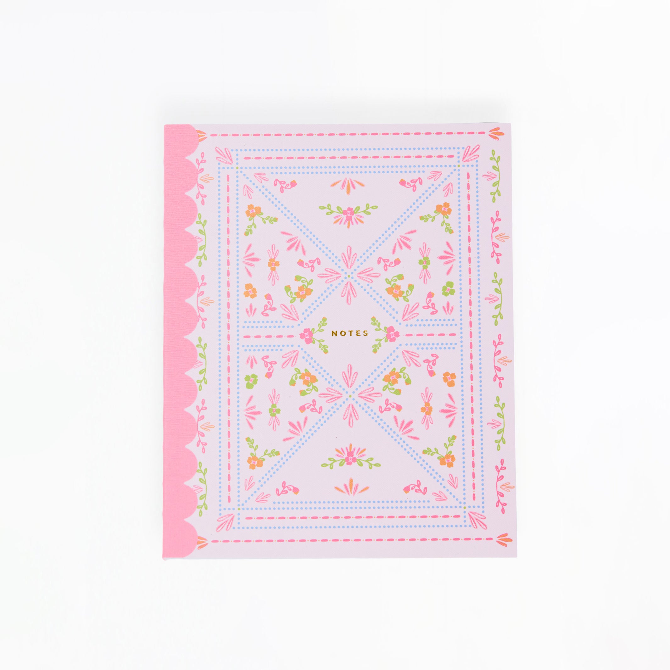 Scallop Notebook | Floral Stitch