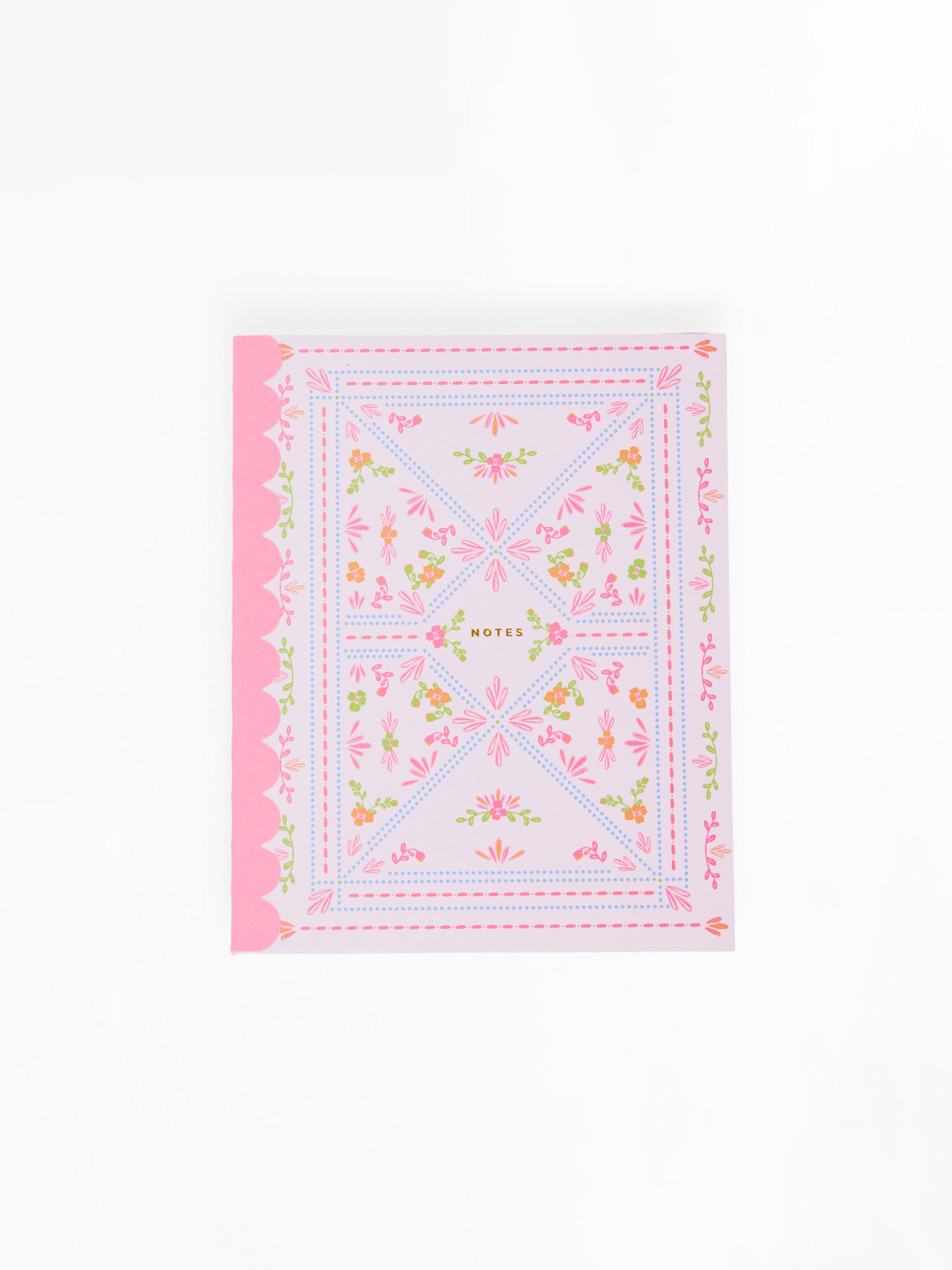 Scallop Notebook | Floral Stitch