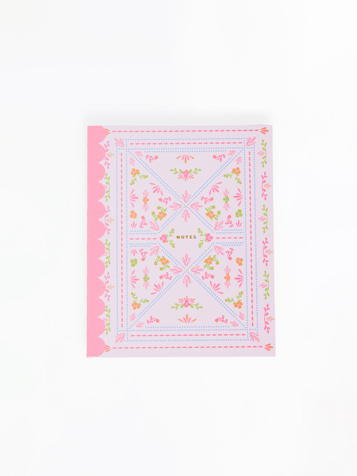 Scallop Notebook | Floral Stitch