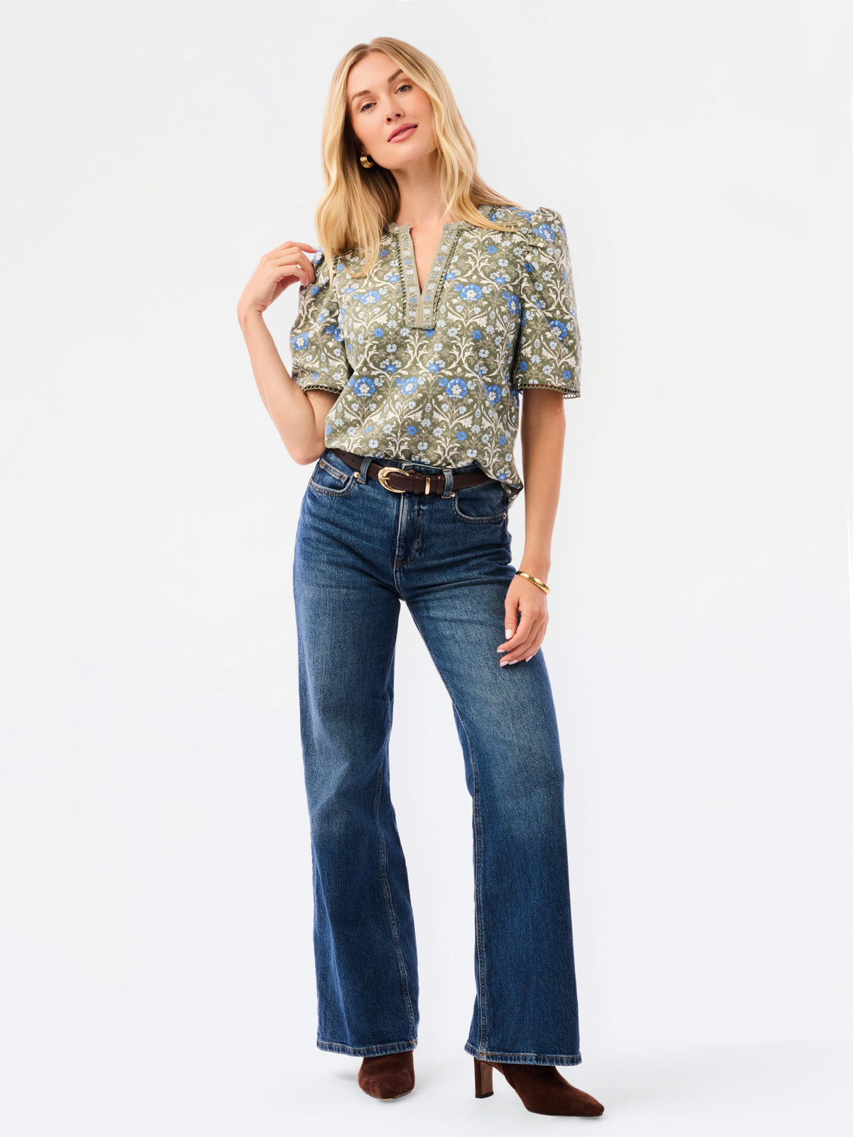 Adelyn Top | Ashdown Abbey Olive