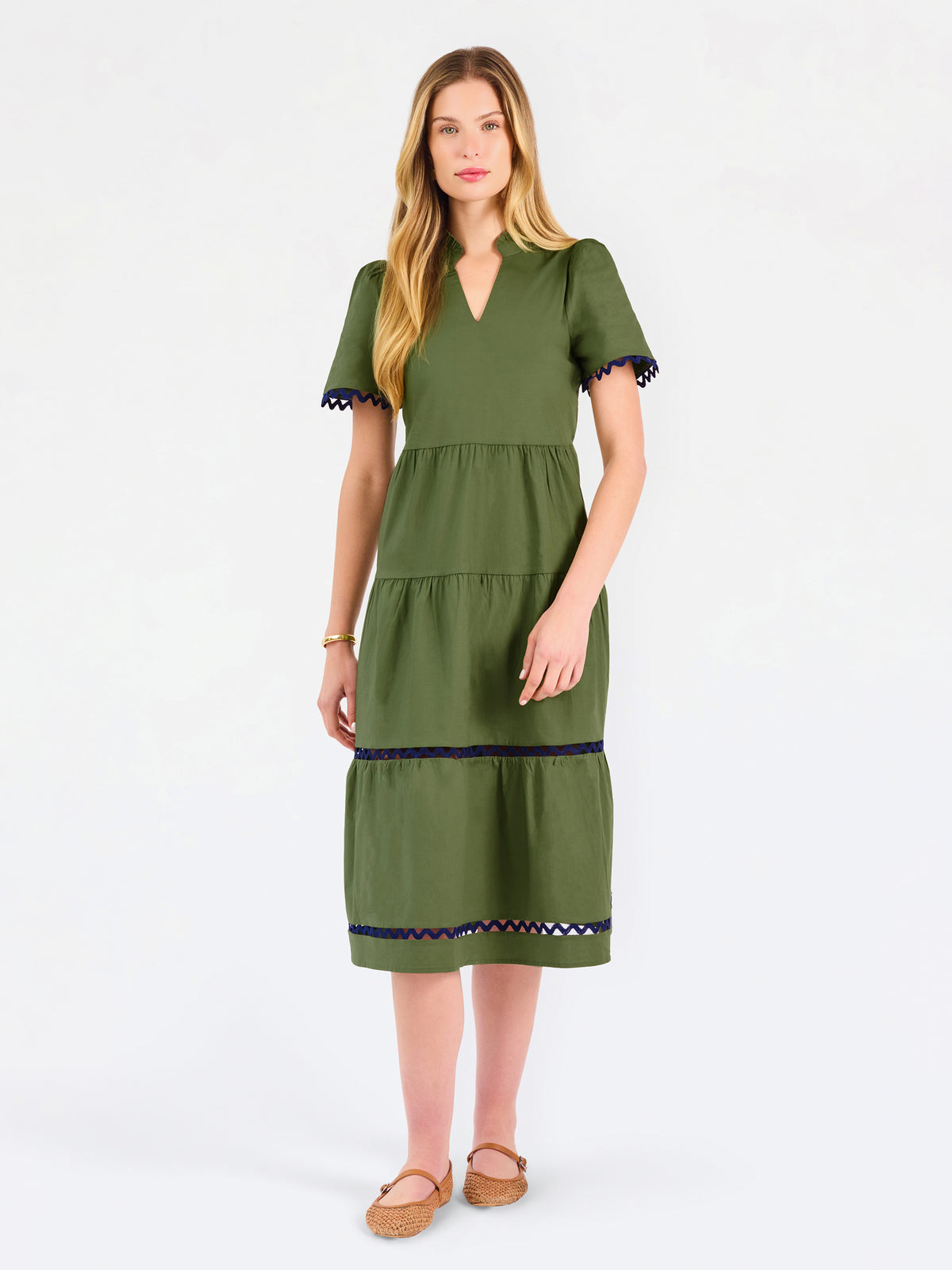 Ivy Midi Dress | Olive