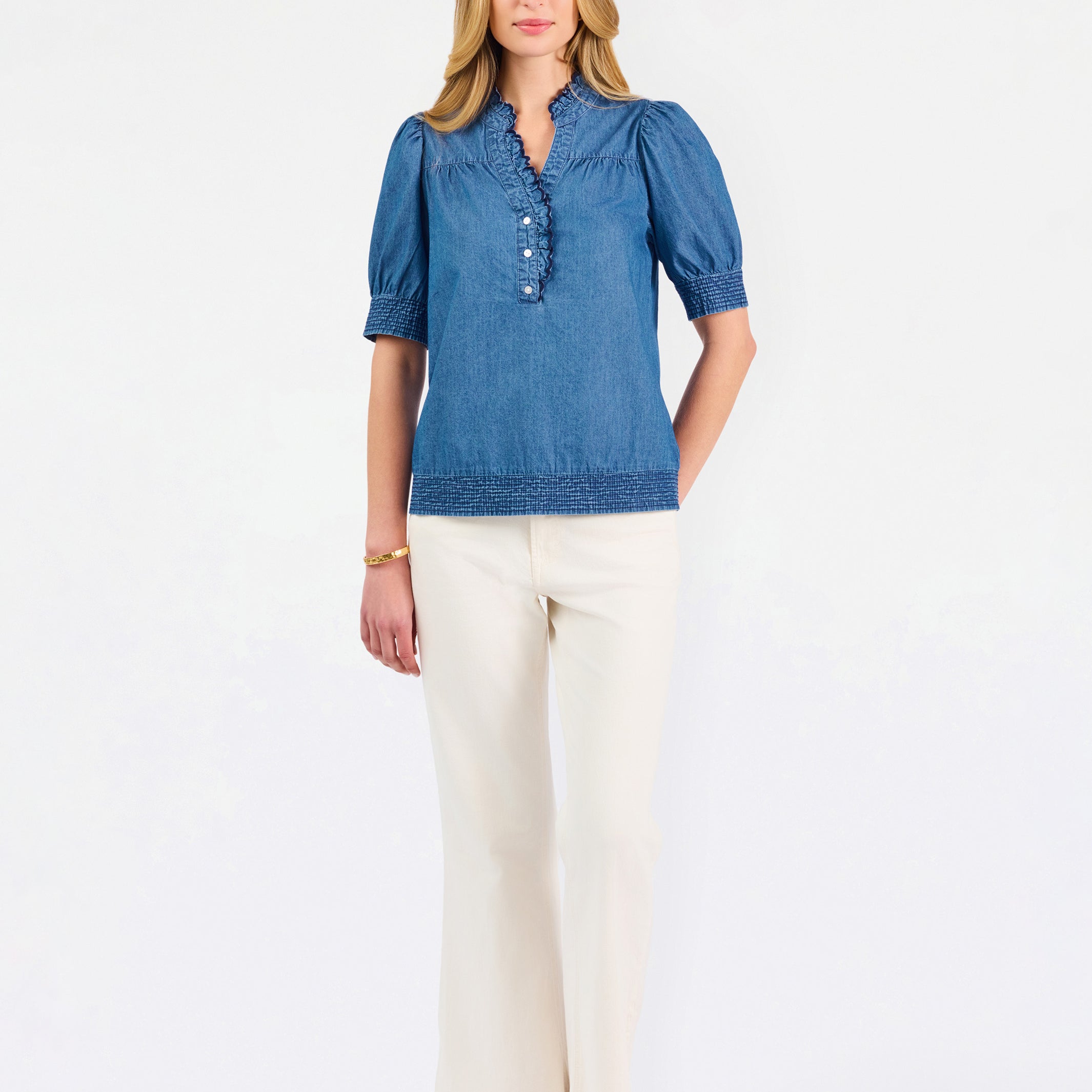 Emmie Top | Chambray