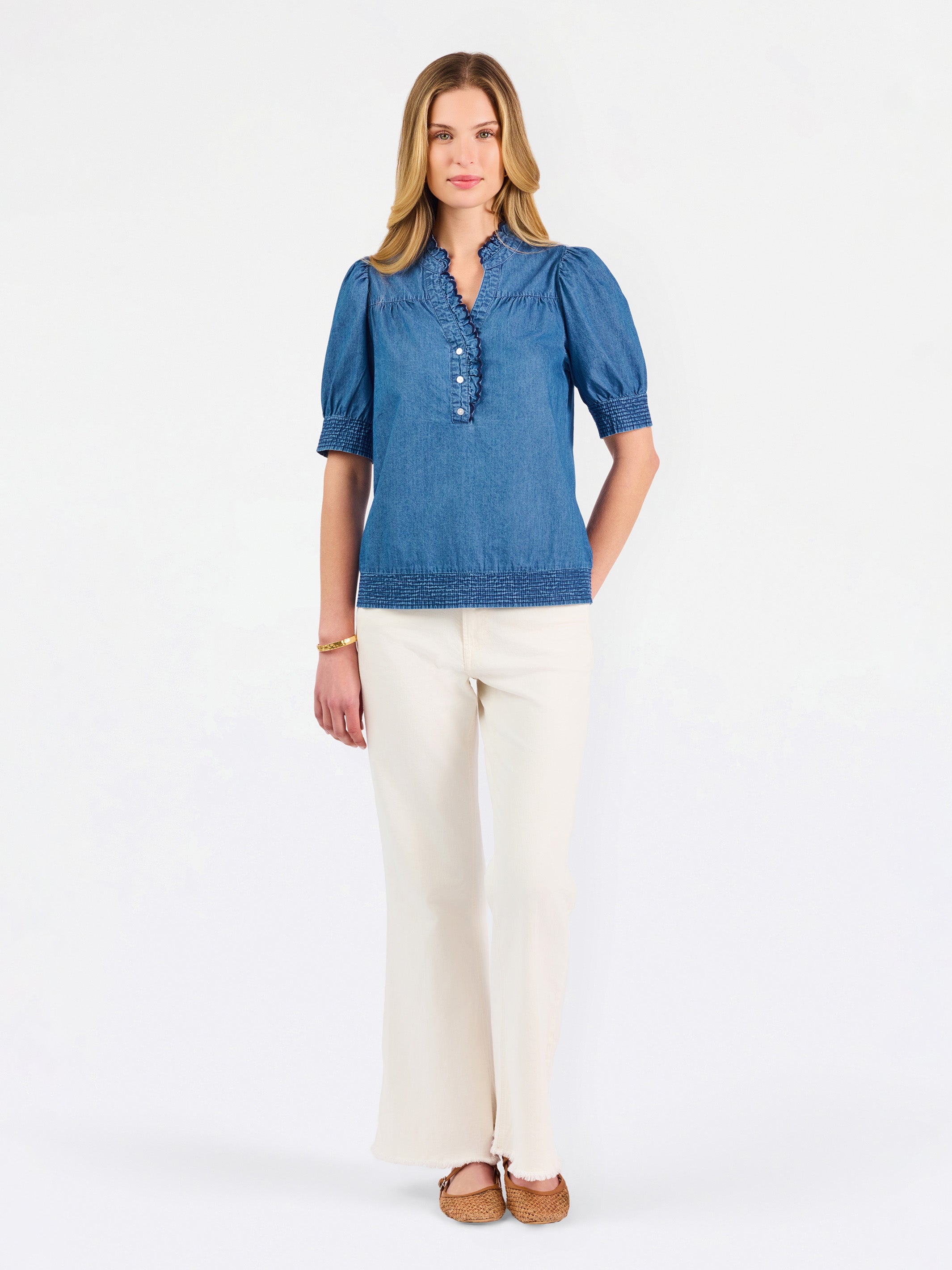 Emmie Top | Chambray