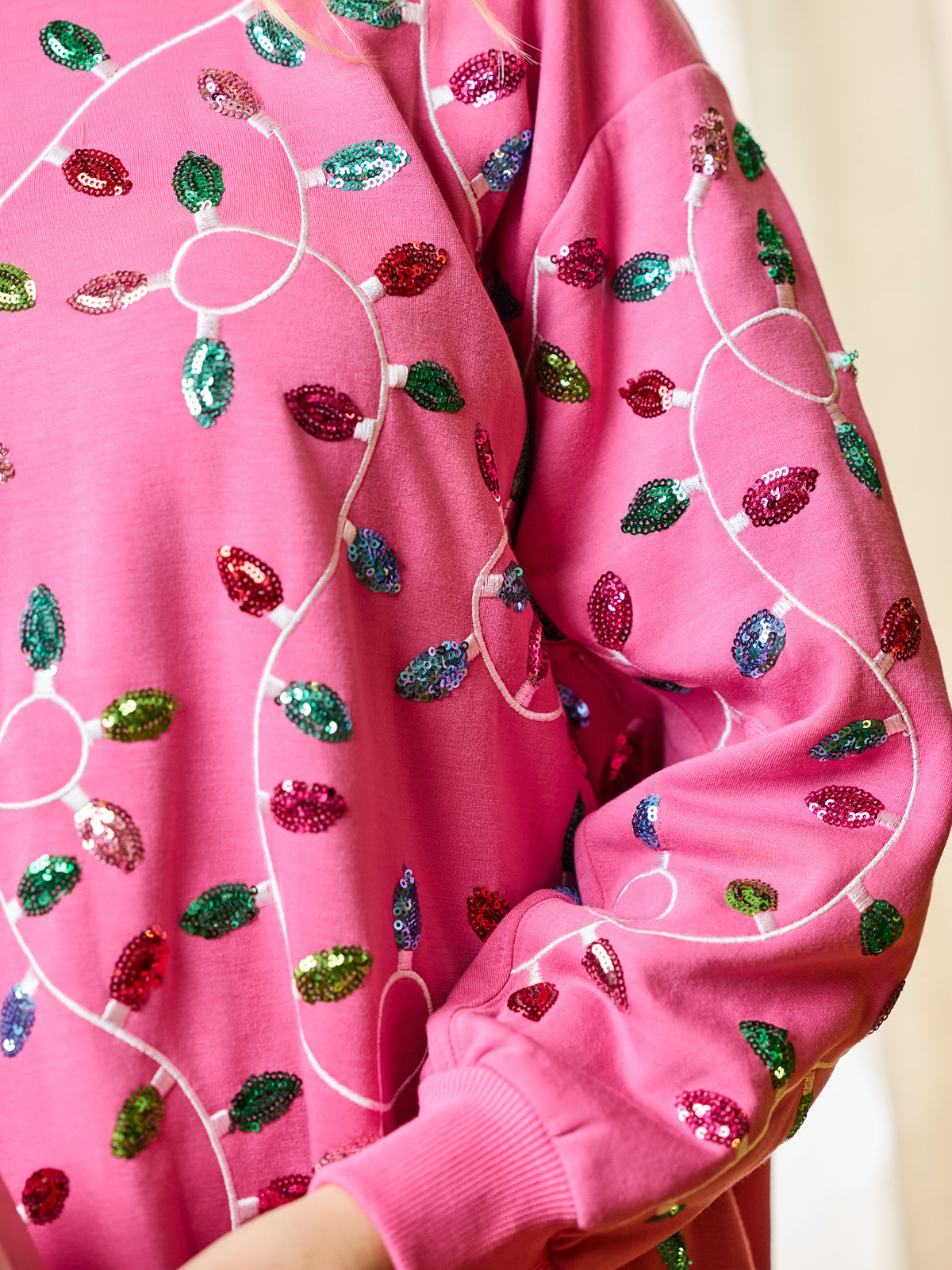 Sarah Sweatshirt | Pink Lights