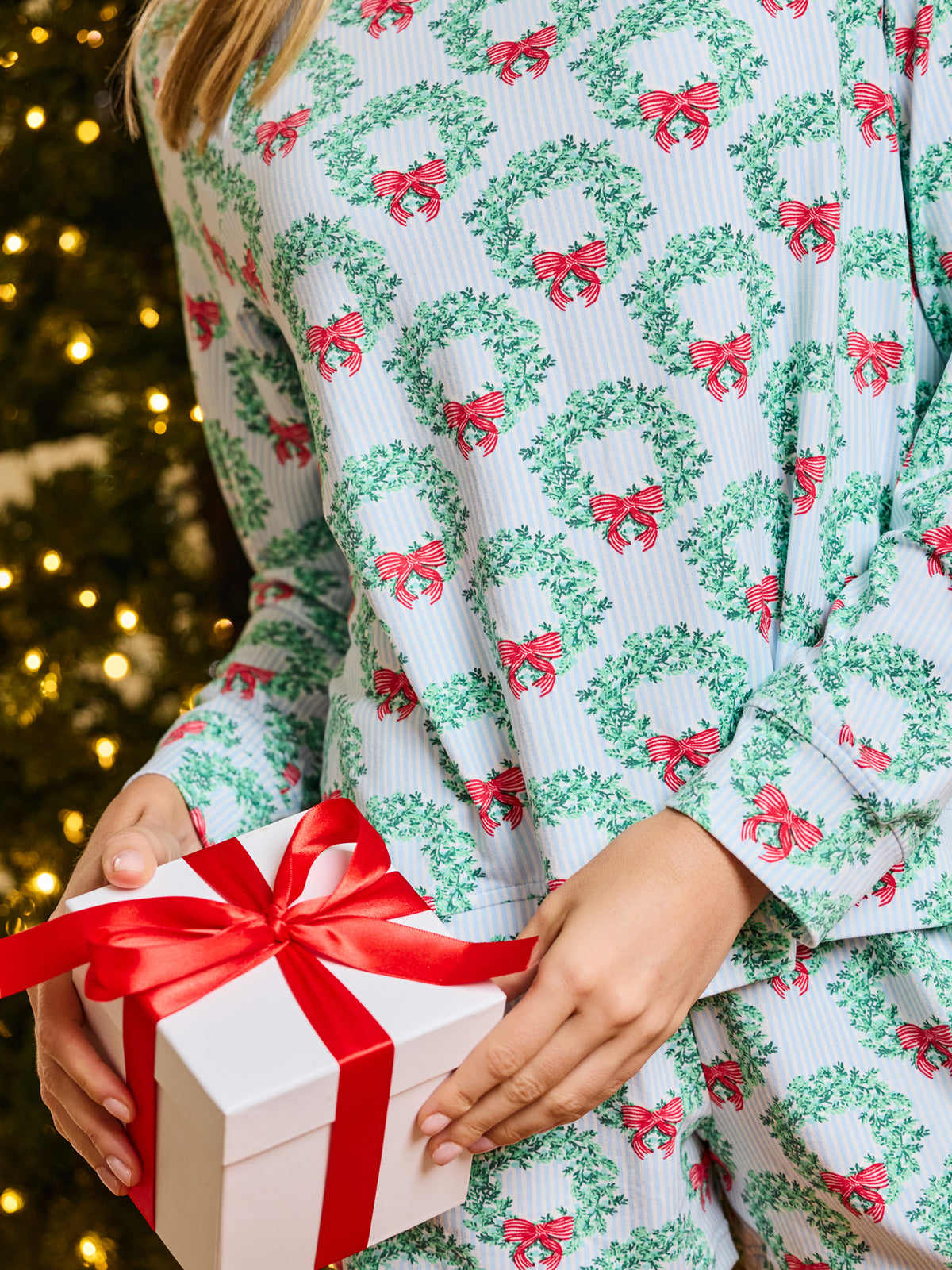 Women's Annie Shorts Set | Wreath & Ribbon