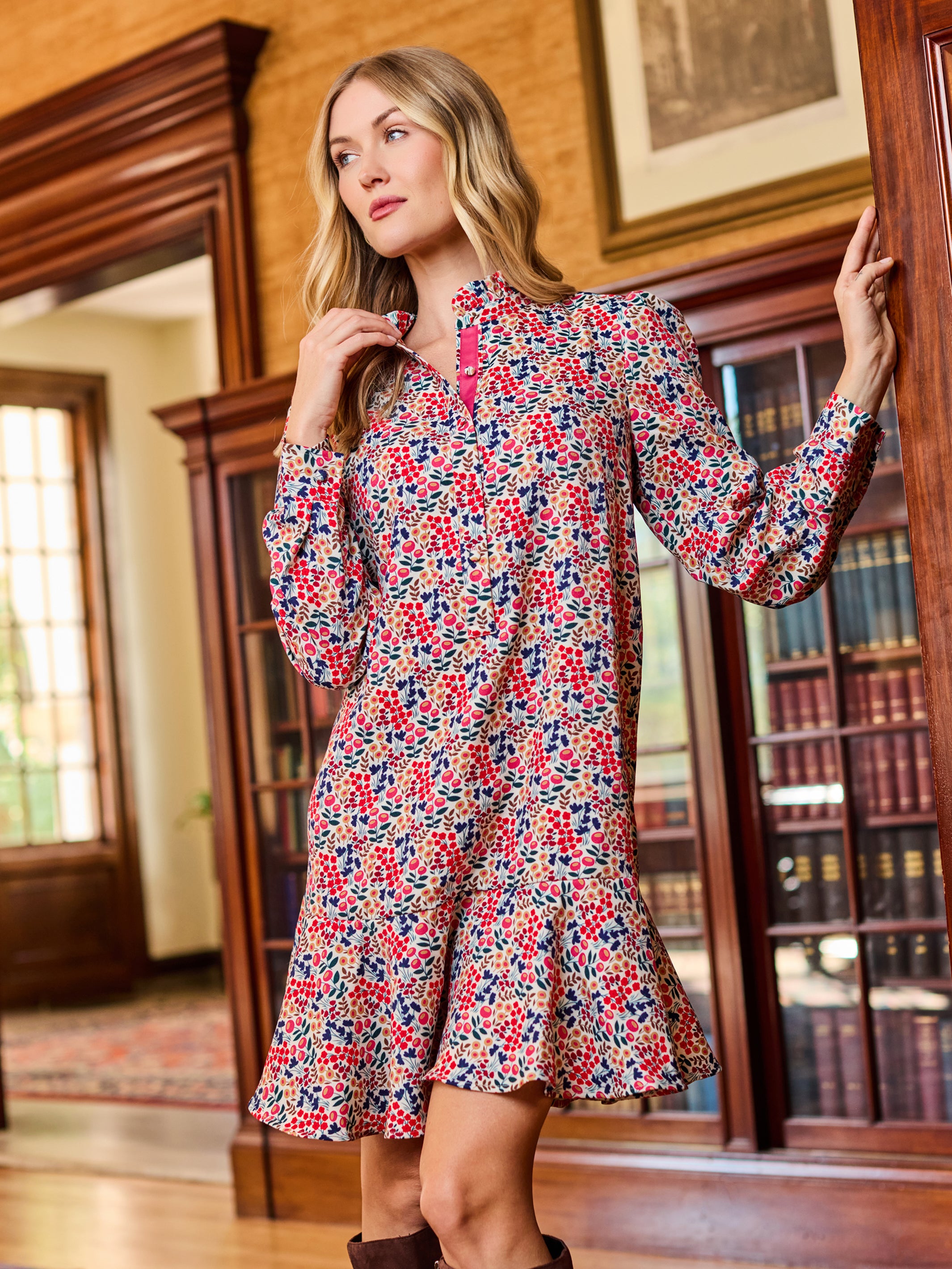 Margot Dress | Orchard Path Sand