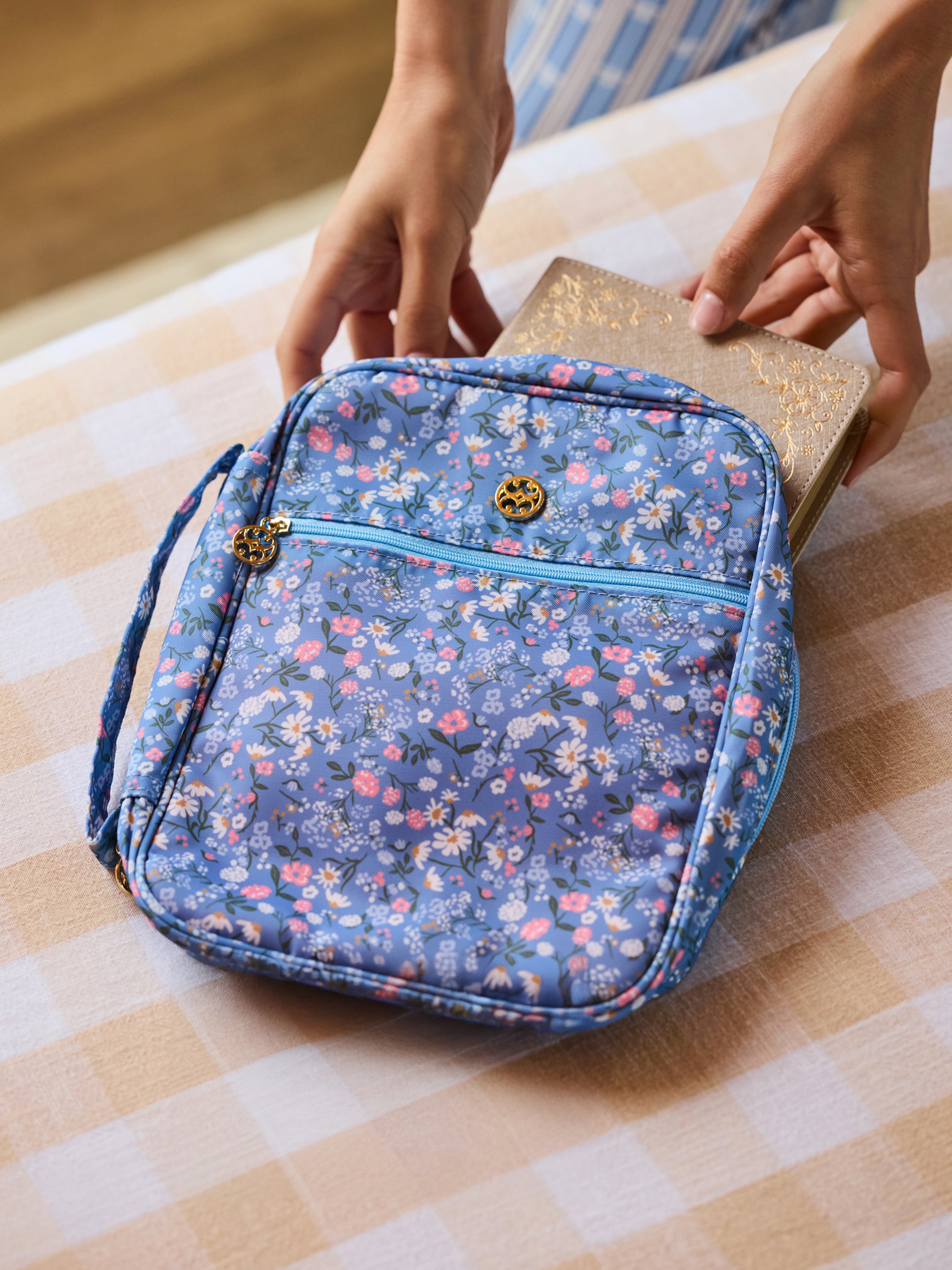 Bible Cover | Petal Charm Cornflower