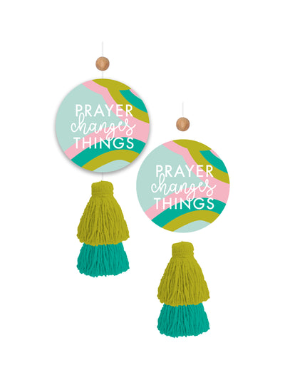 Air Freshener | Prayer Changes Things - Set of 2