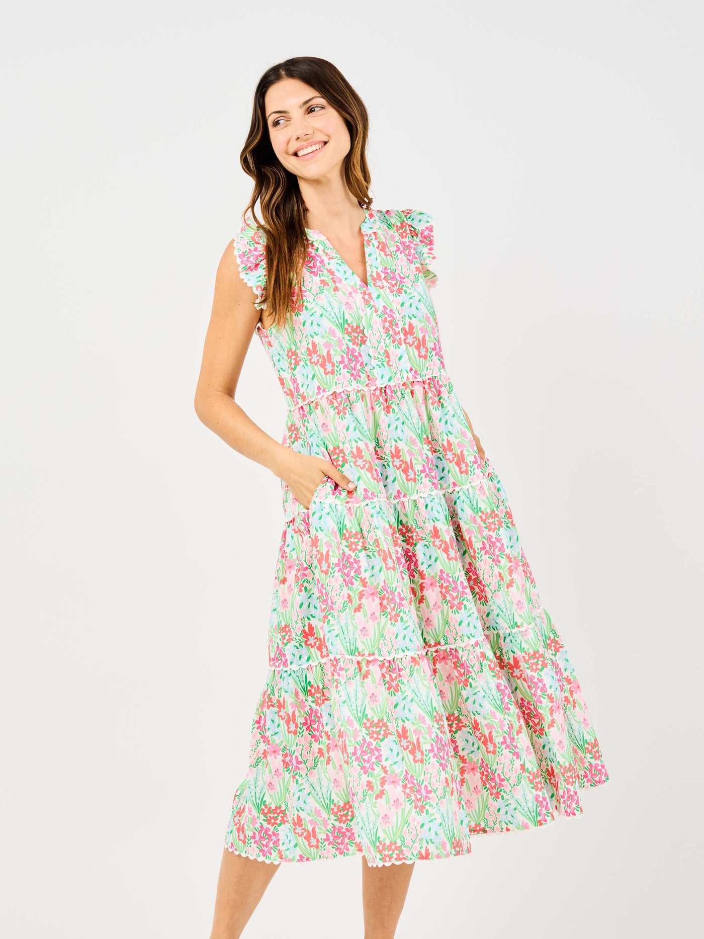 Kari Dress | Spring Floral Multi