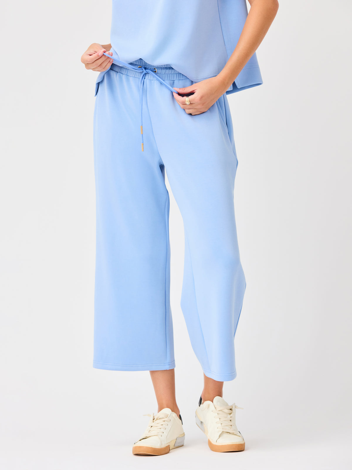 Sabrina Cropped Pants | Blue