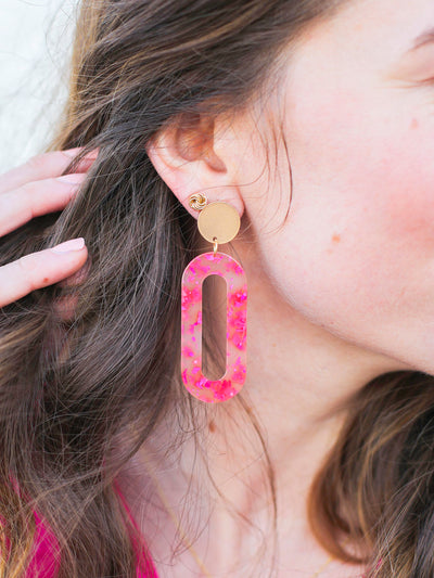 Brooklyn Earrings | Pink