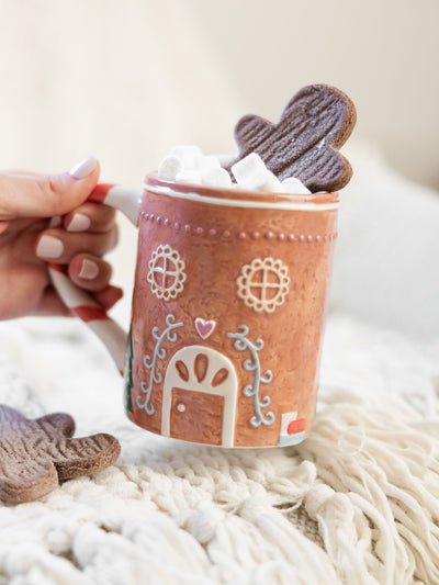 Ceramic Mug | Gingerbread House