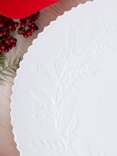 Platter | Embossed Wreath