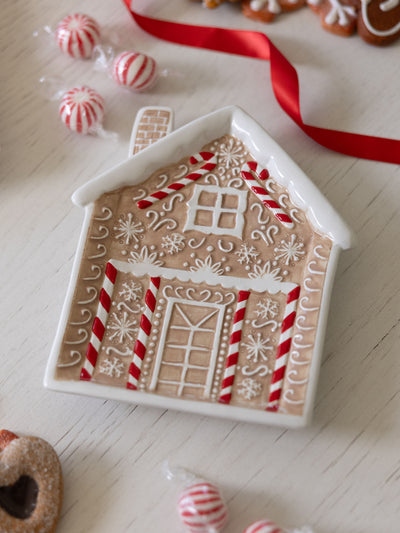 Appetizer Plate | Gingerbread House