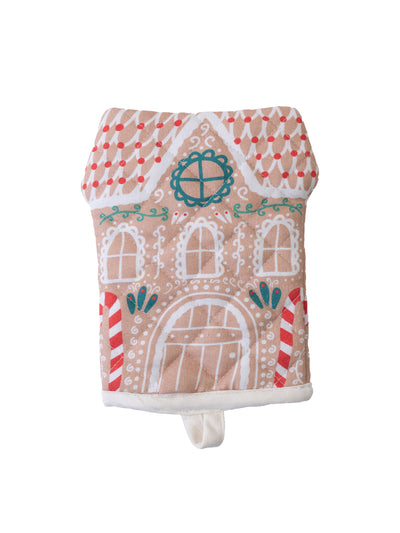 Oven Mitt | Gingerbread House