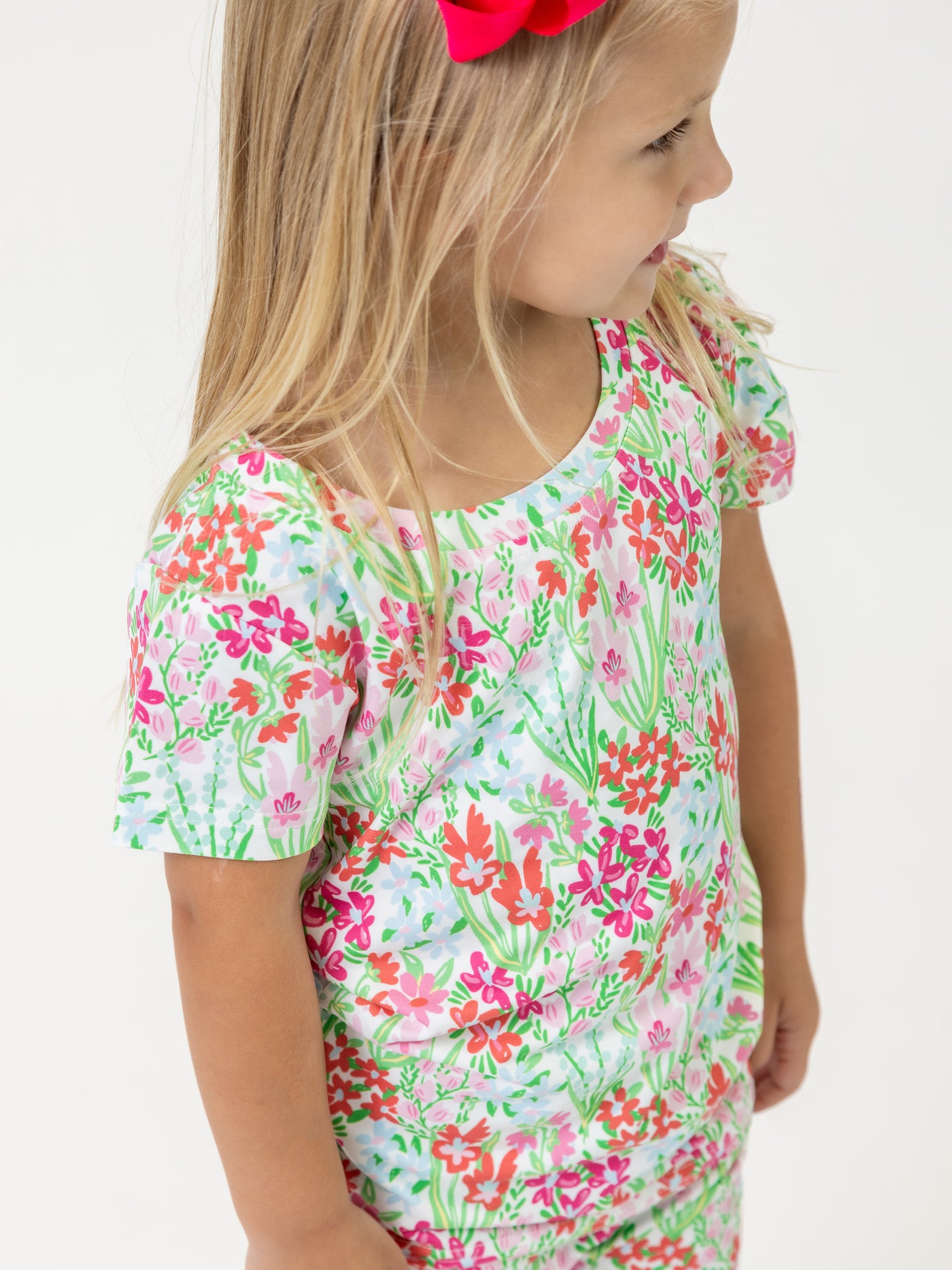 Toddler PJ Set | Happy Blooms Pink