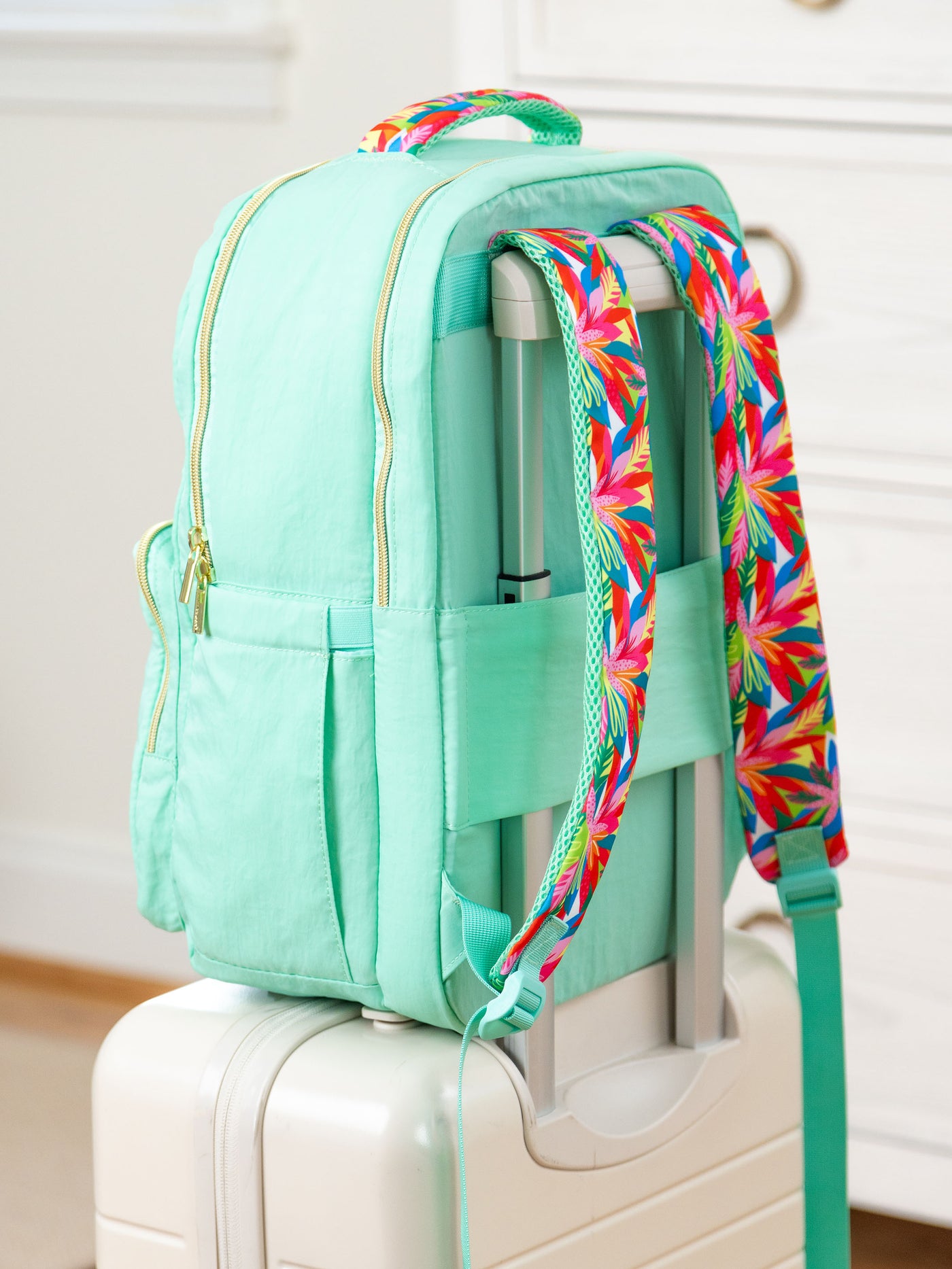 Mint blue backpack hotsell