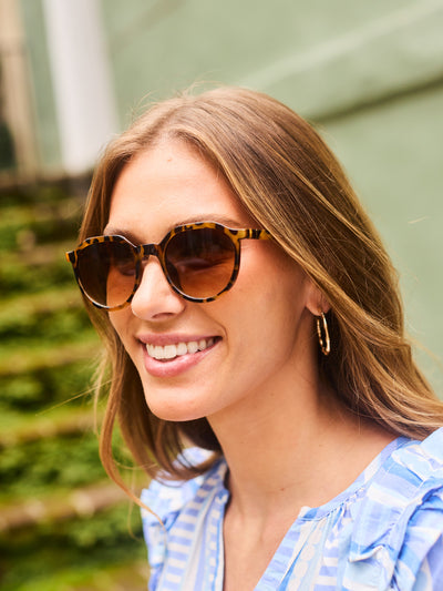 Meredith Sunglasses | Brown Tortoise