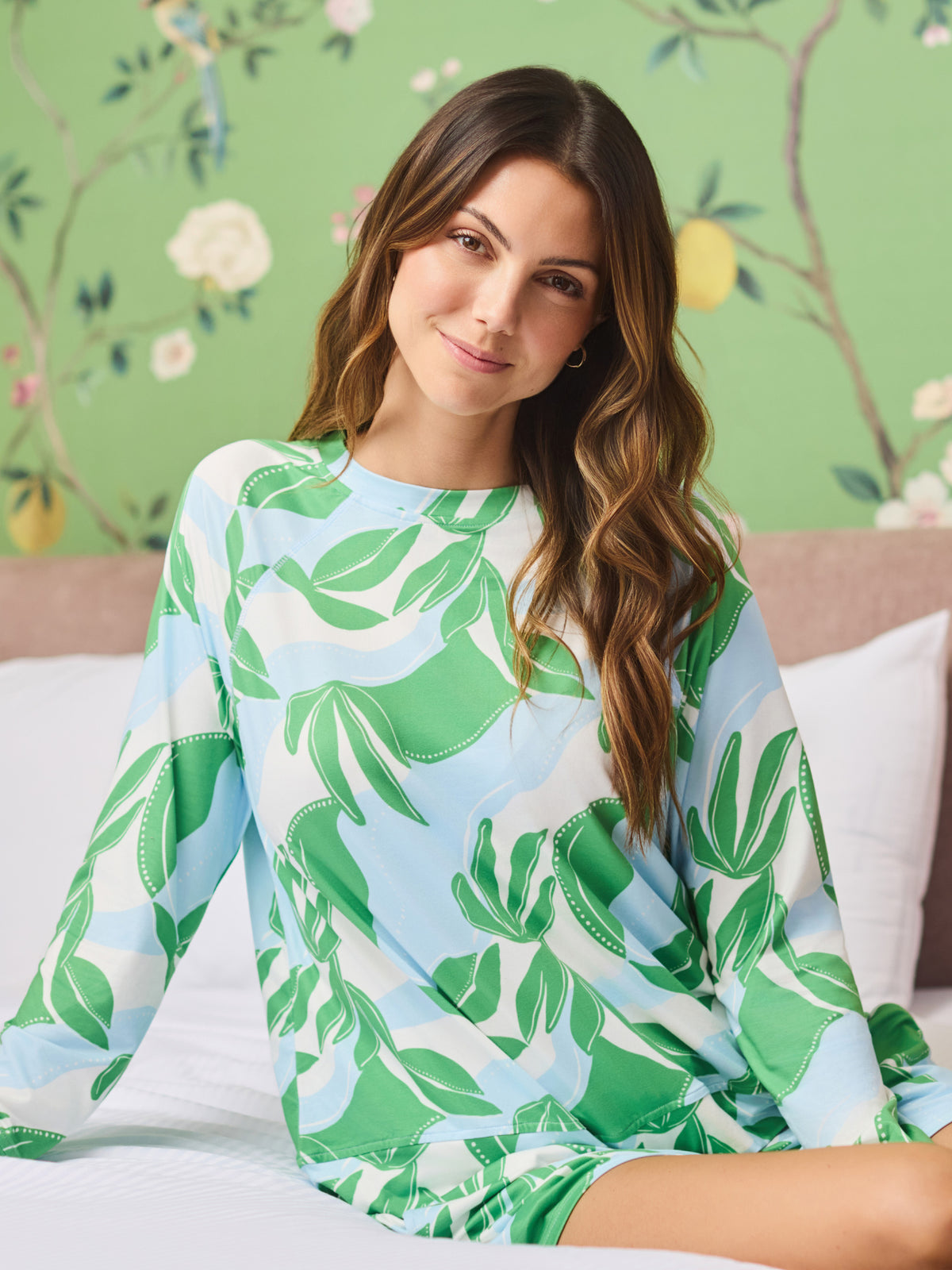 Women's Annie Shorts Set | In the Shade Green