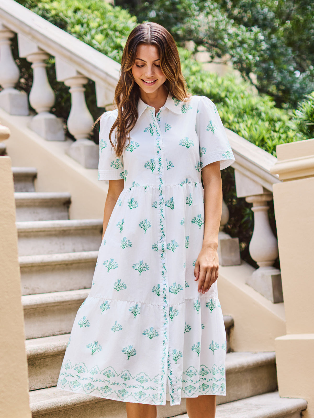 Jema Dress | Belle Blooms Blue