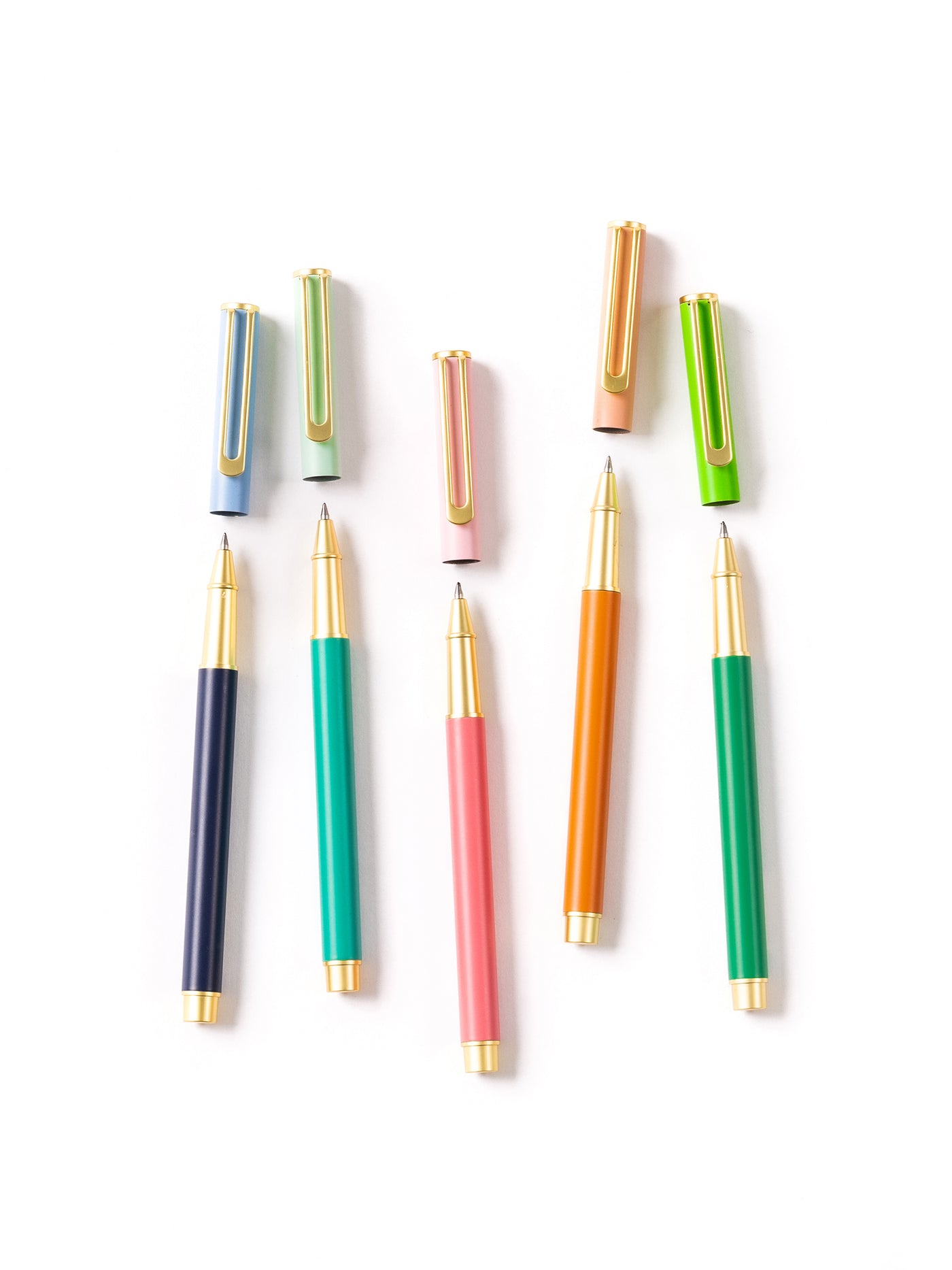 Snap Cap Pen | Colorblock Blue