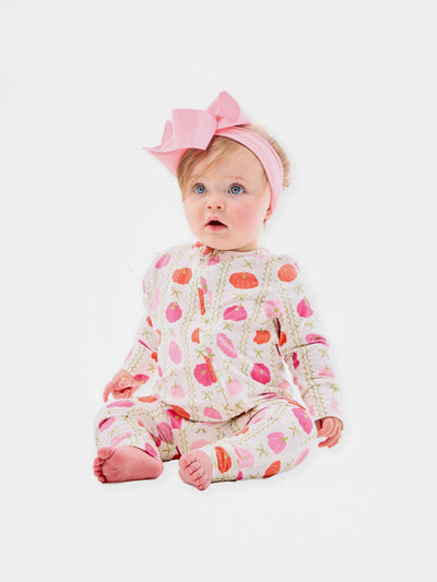 FINAL SALE - Baby Pajama Onesie | Little Pumpkin