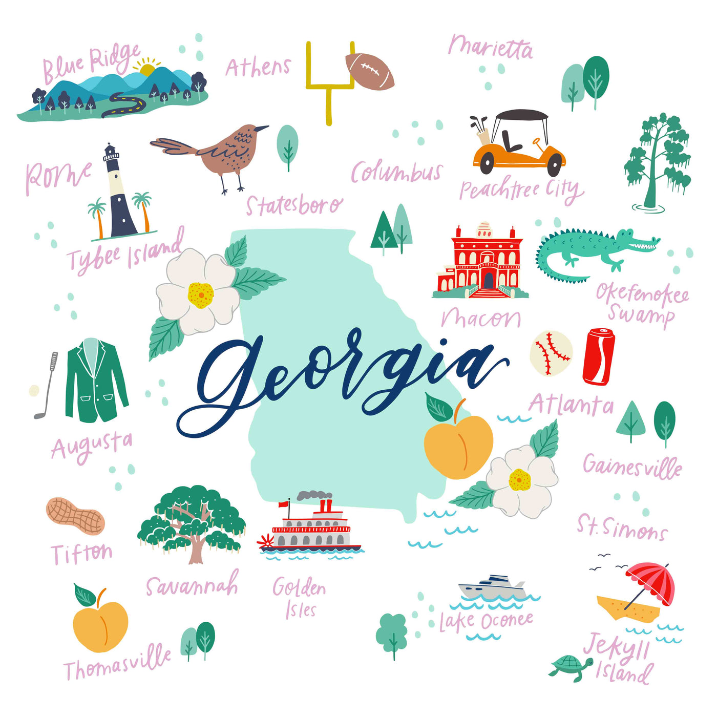 Tea Towel | Georgia