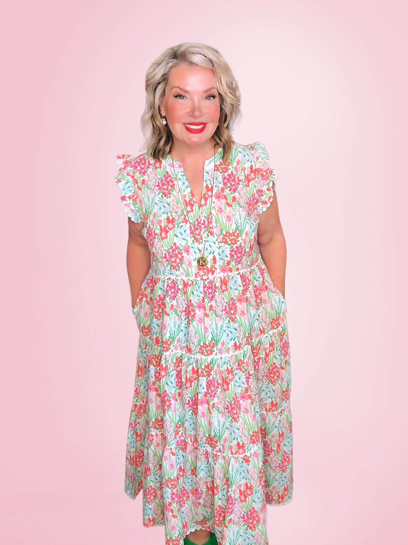 Kari Dress | Spring Floral Multi