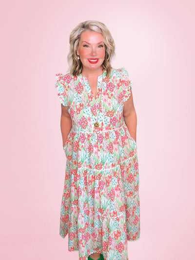 Kari Dress | Spring Floral Multi