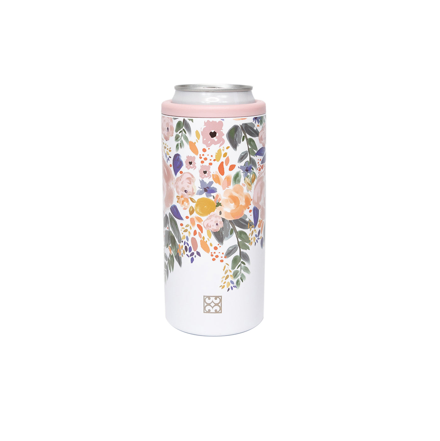 Autumn Blossom | Stainless Skinny Can Cooler - Mary Square, LLC