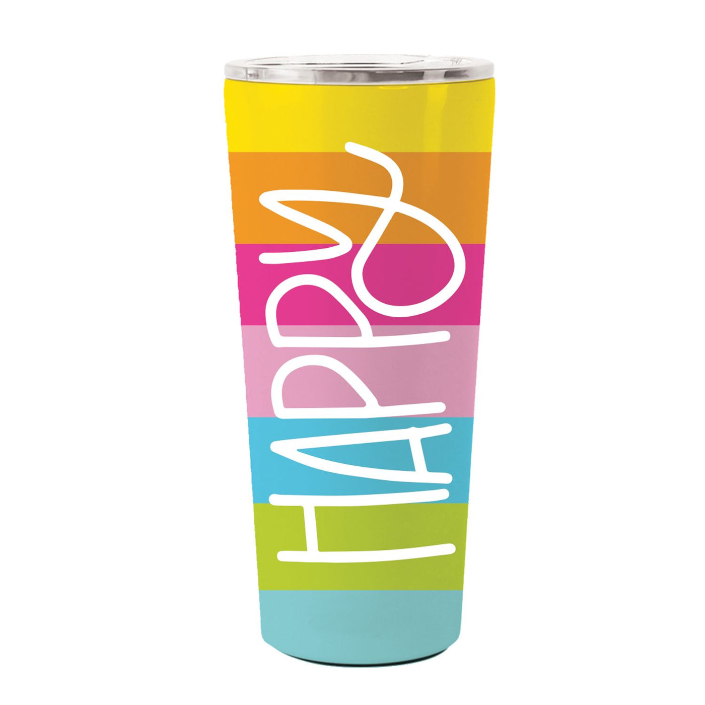 Happy | Stainless Large Tumbler - Mary Square, LLC