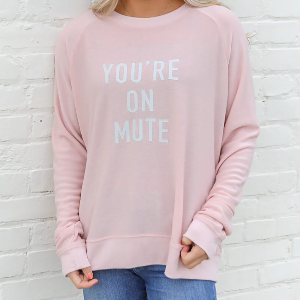 FINAL SALE - You're On Mute | Britt Sweatshirt - Mary Square, LLC